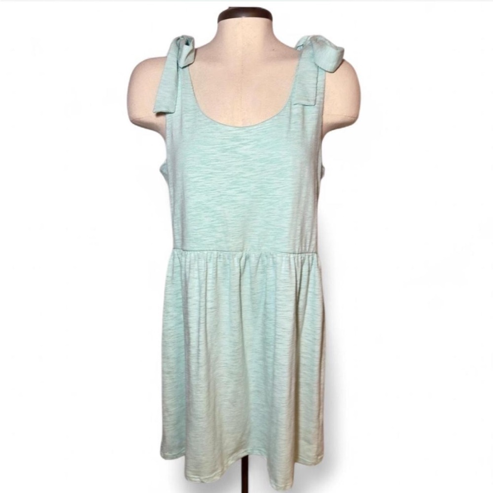 Altar'd State Soft Blue Green Babydoll Mini Dress Medium